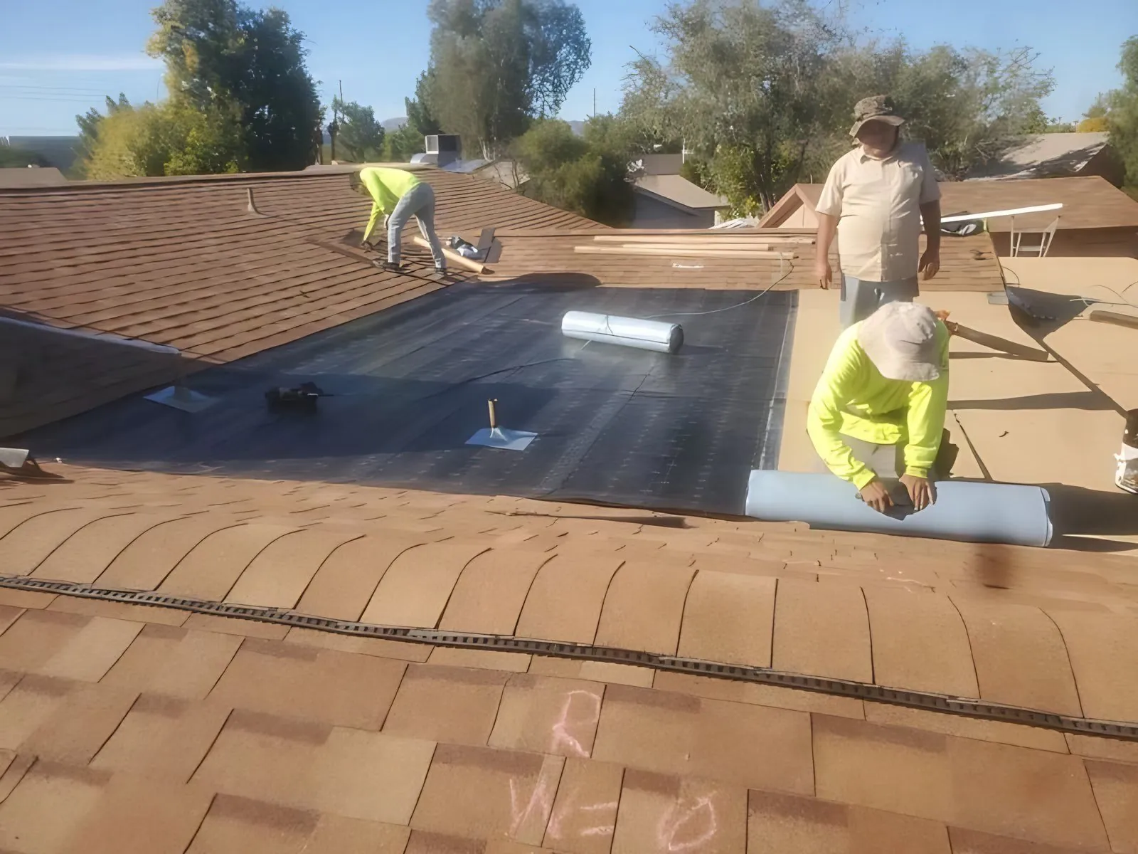 Payne Roofing project: Roofing services for Wind Drift
